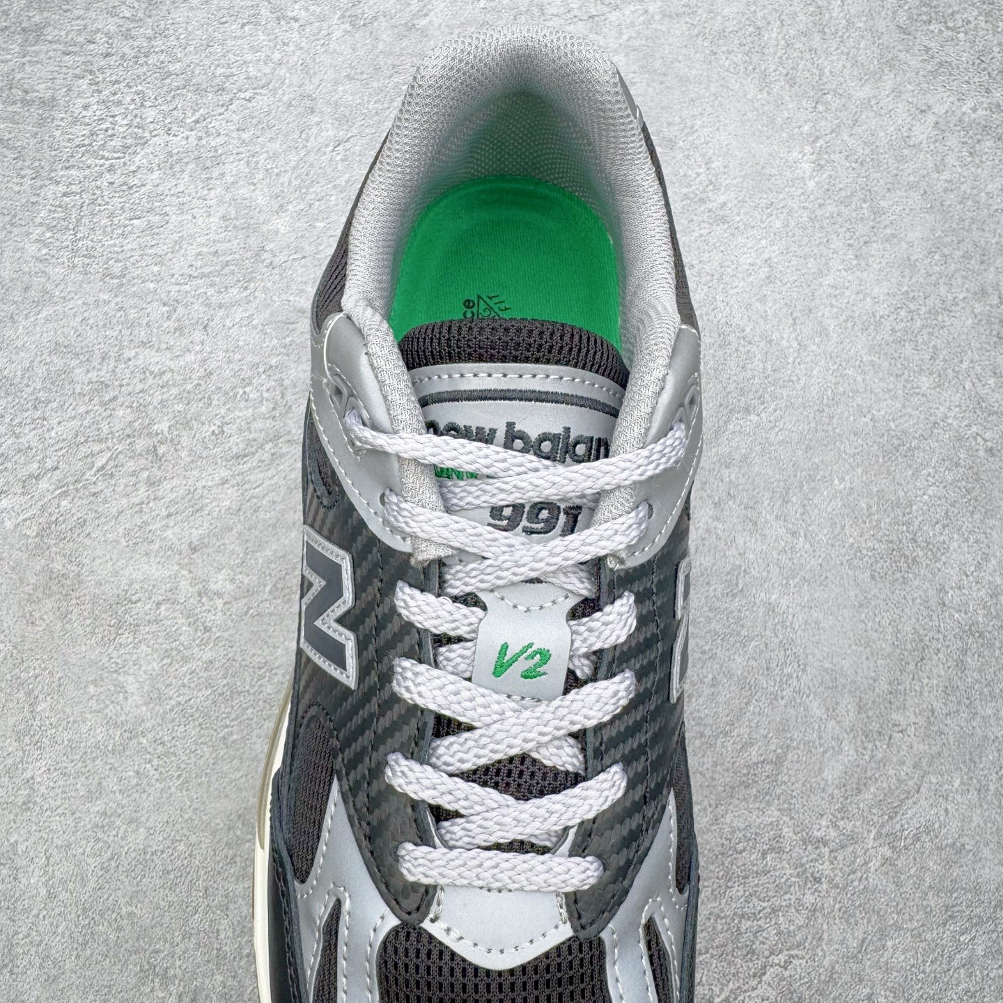 Up There × New Balance NB991 V2 舒适贴合 低帮跑步鞋 男女同款 联名黑色