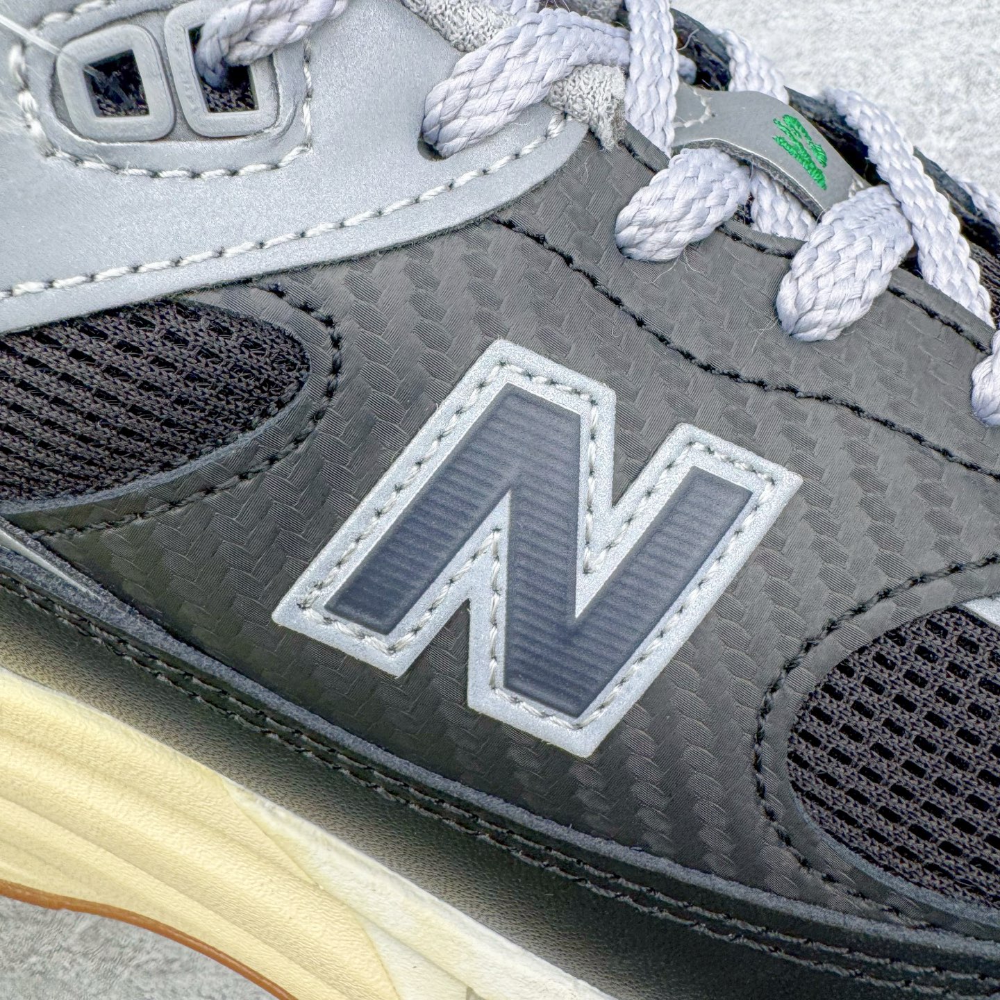 Up There × New Balance NB991 V2 舒适贴合 低帮跑步鞋 男女同款 联名黑色