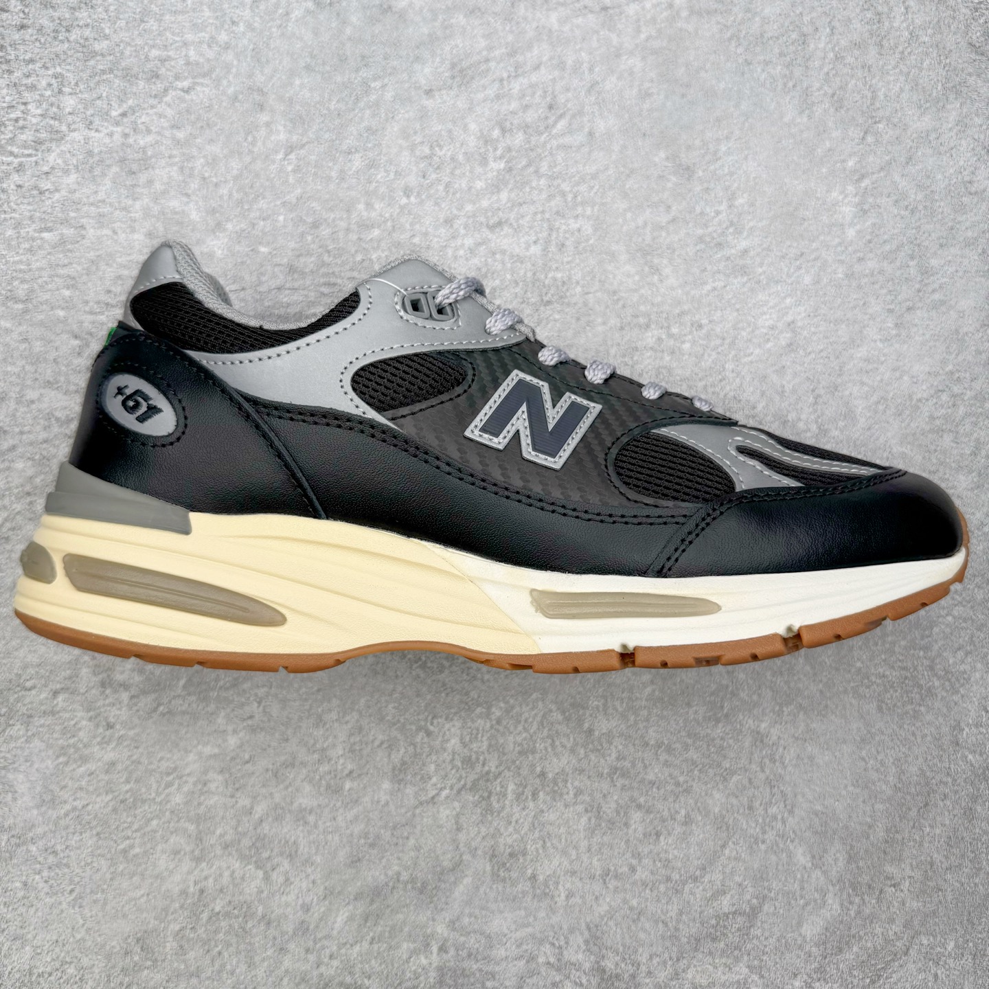 Up There × New Balance NB991 V2 舒适贴合 低帮跑步鞋 男女同款 联名黑色