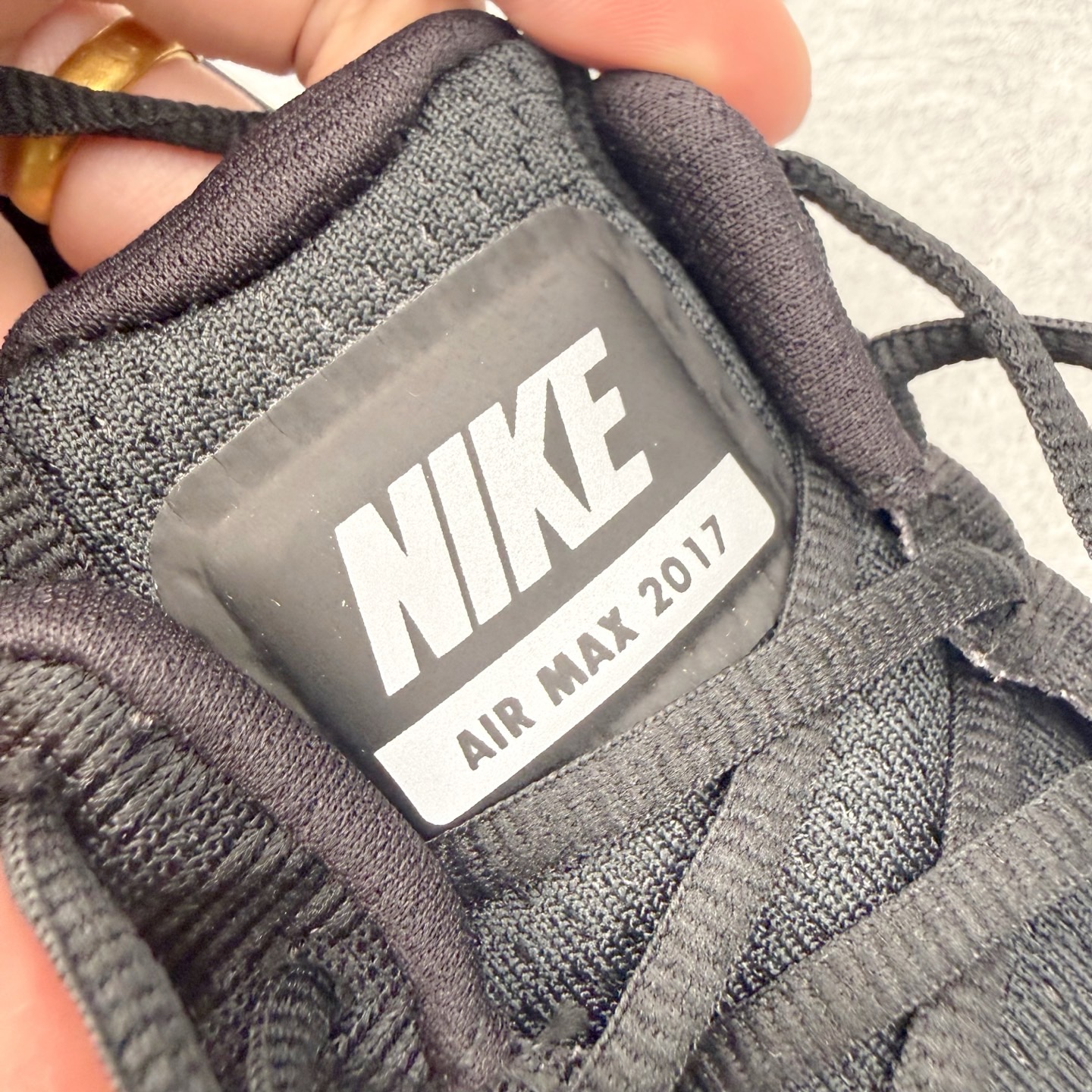 ＃纯原 NK Air Max 2017 网面全掌气垫休闲运动百搭慢跑鞋 黑银 -001 原档案数据开发纸
