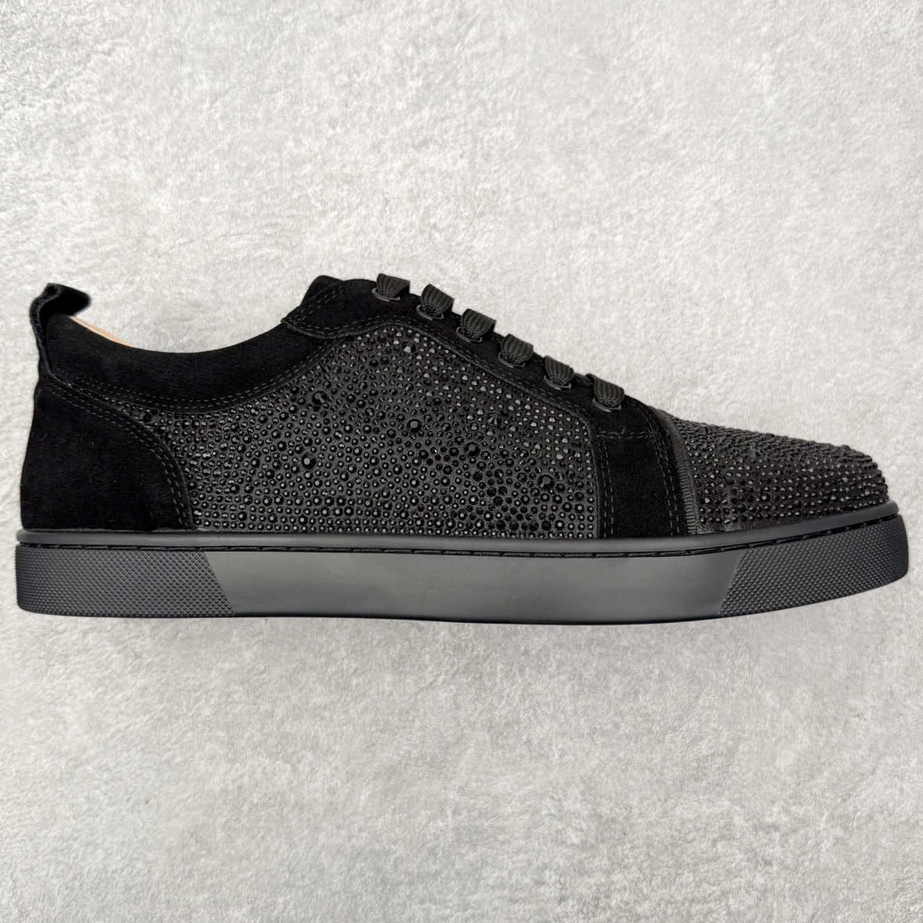 ＃莞产 Christian Louboutin CL（路铂廷） 红底鞋 男鞋低帮红底鞋水钻系带运动休闲板