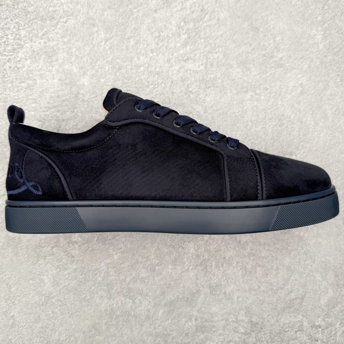 ＃莞产 Christian Louboutin CL（路铂廷） 红底鞋 男鞋低帮红底鞋水钻系带运动休闲板