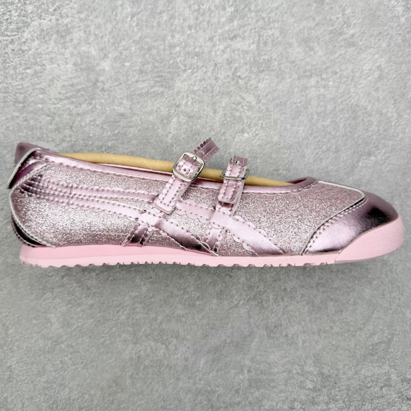 ＃C版 Onitsuka Tiger MEXICO TGRS 鬼冢虎平跟玛丽珍舞蹈鞋 款演绎芭蕾风潮整鞋