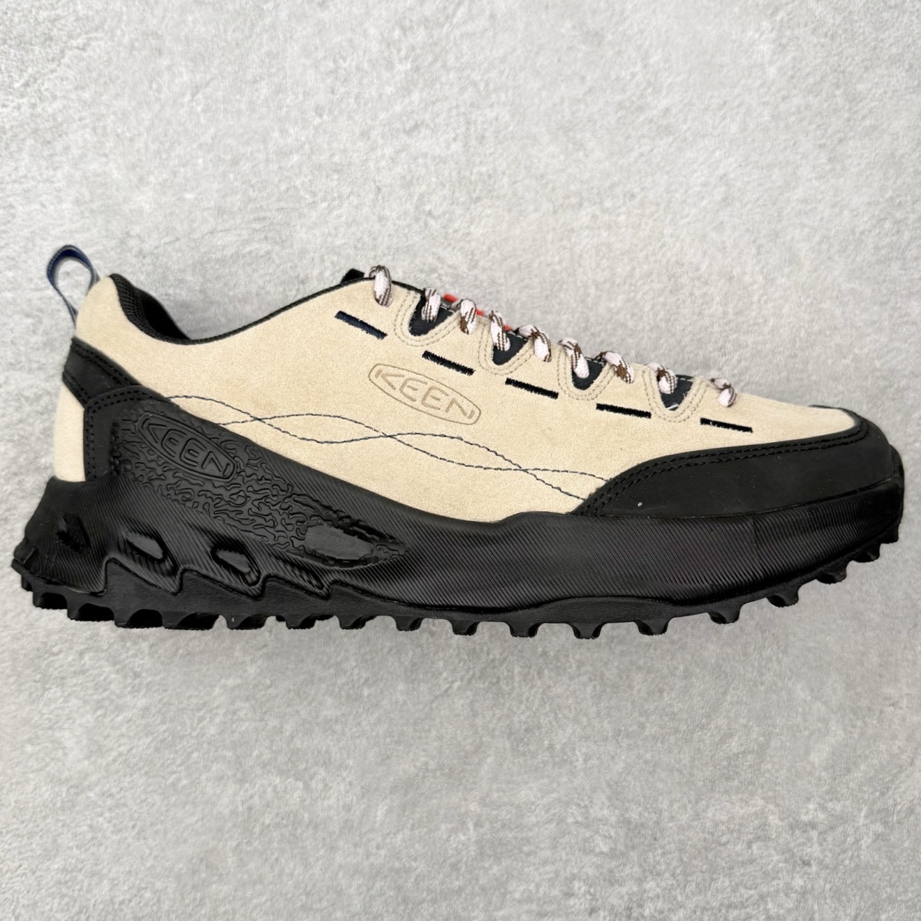 ＃神版 Keen Jasper Zionic 皮革绒面复古拼色系带登山徒步鞋 这双鞋不仅传承了KEEN自