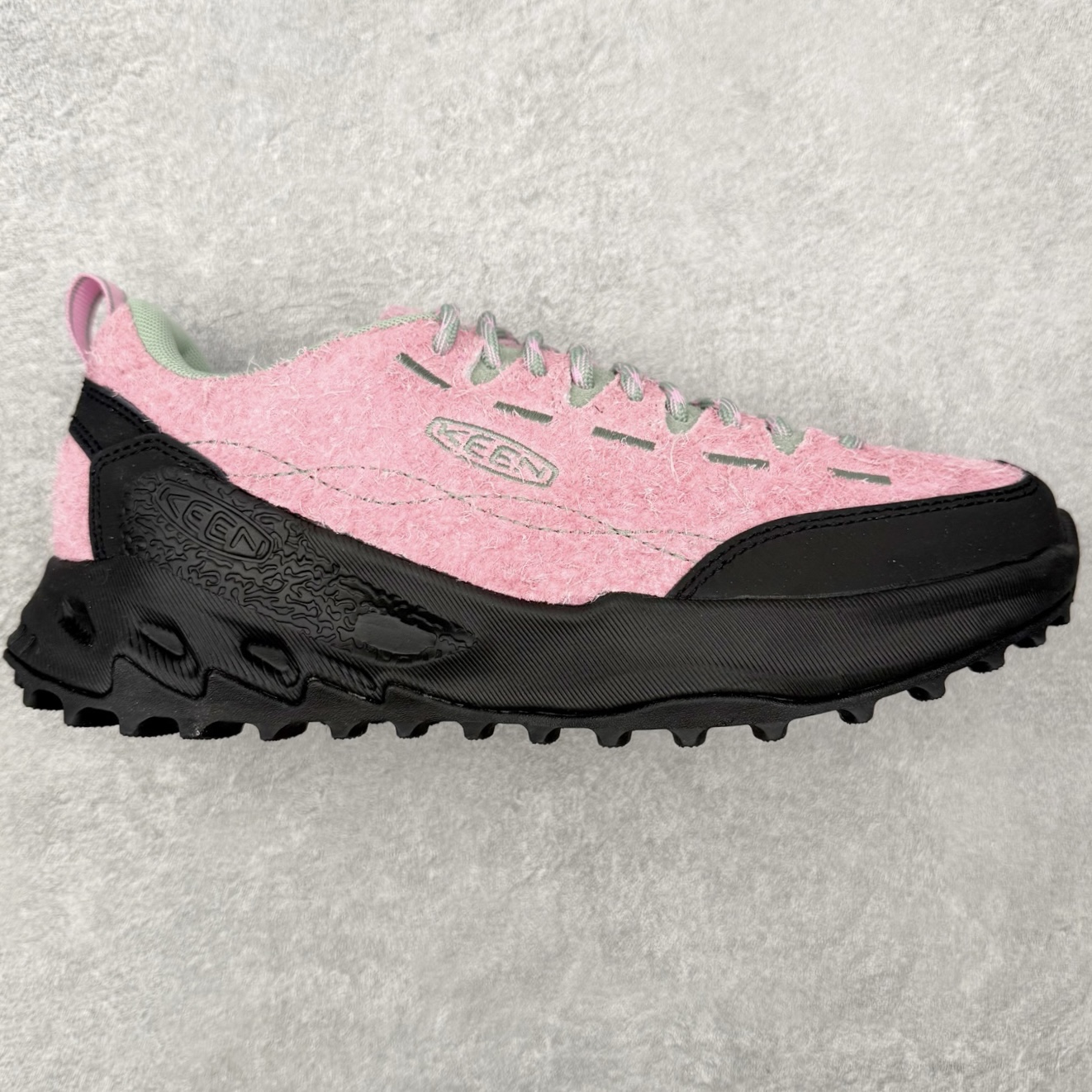 ＃神版 Keen Jasper Zionic 皮革绒面复古拼色系带登山徒步鞋 这双鞋不仅传承了KEEN自