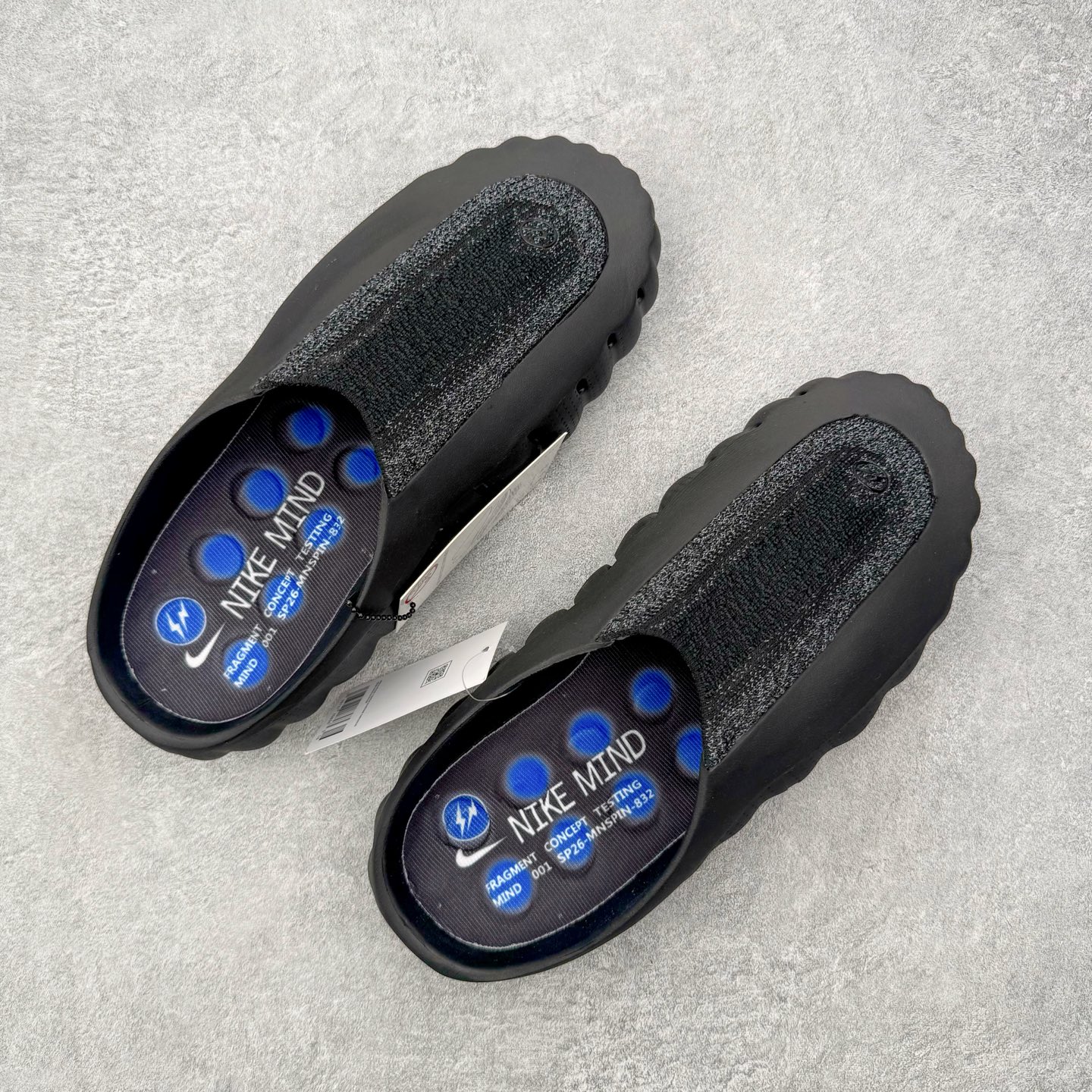图片[3]-＃C版 Fragment Design x NK Mind 001 藤原浩联名舒适贴合科技风无特殊功能包头按摩拖鞋 IQ8502-001 全码现货随时自取 尺码：36 36.5 37.5 38 38.5 39 40 40.5 41 42 42.5 43 44 44.5 45 46 47.5-选品中心