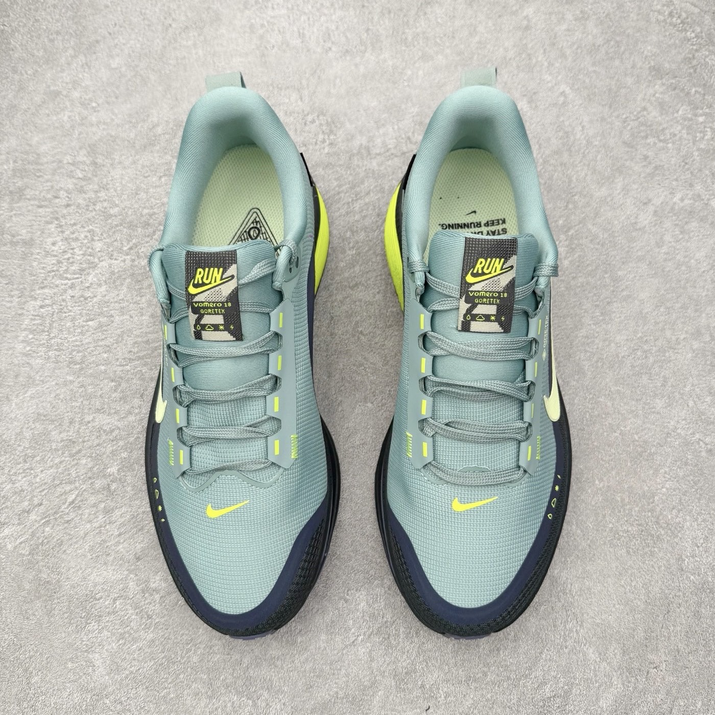 ＃QD纯原Nike Vomero 18 GTX GORE-TEX Seaweed Volt Waterp
