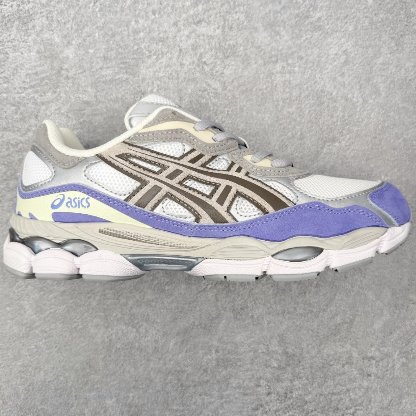 ASICS 亚瑟士 GEL-NYC 男子女子复古缓震休闲运动鞋 1203A953-100 奶油云灰蓝XN