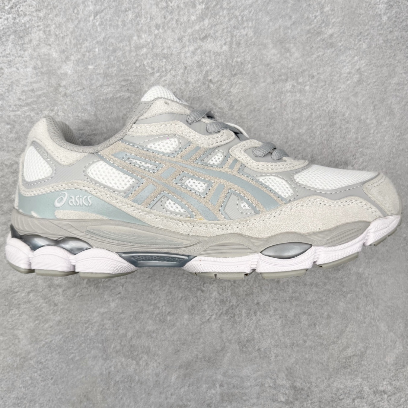 ＃ASICS 亚瑟士 GEL-NYC 男子女子复古缓震休闲运动鞋 1203A383-101 奶油燕麦绿X