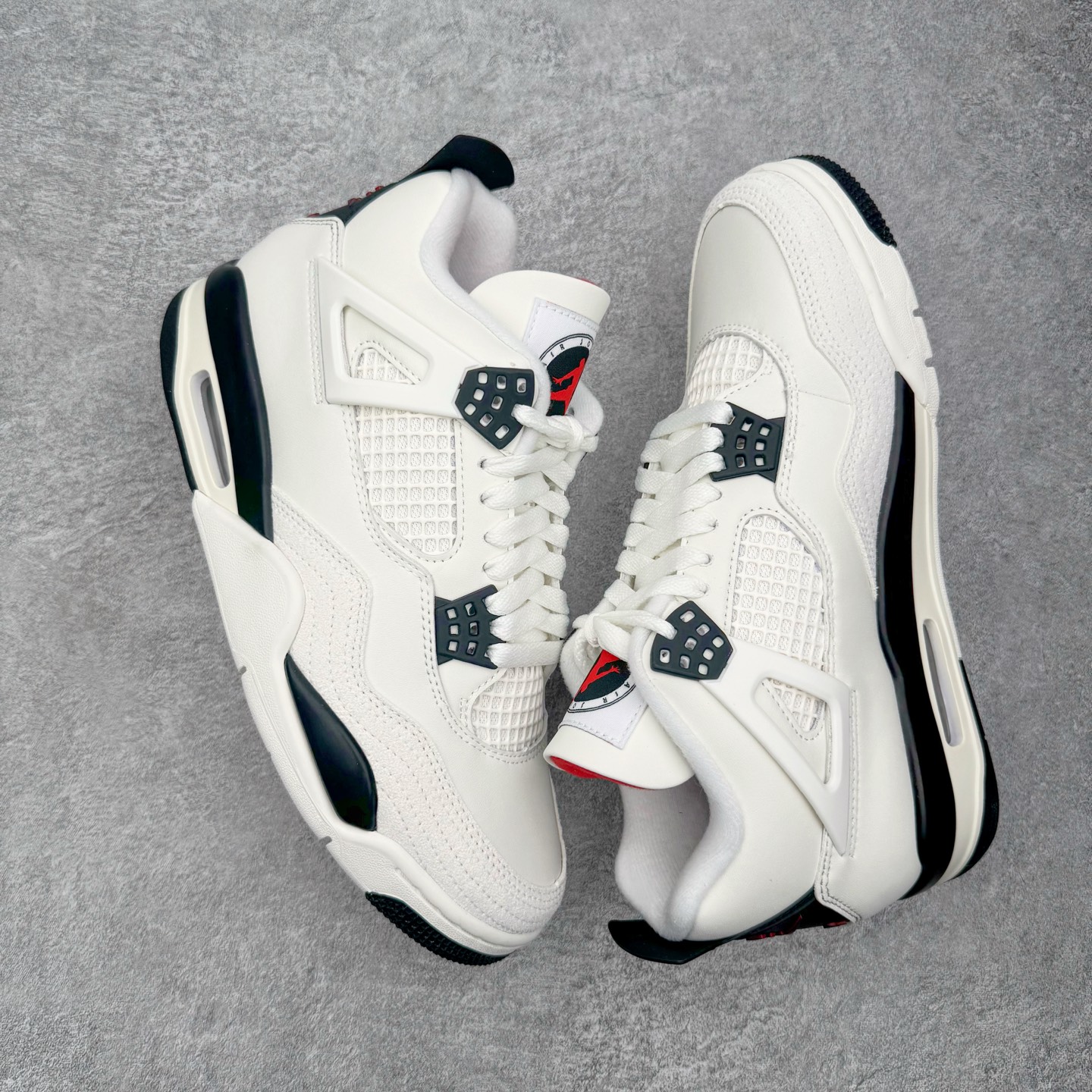 ＃KZ神版 Air Jordan AJ4 “Flight Club”Sail/Black-Univers
