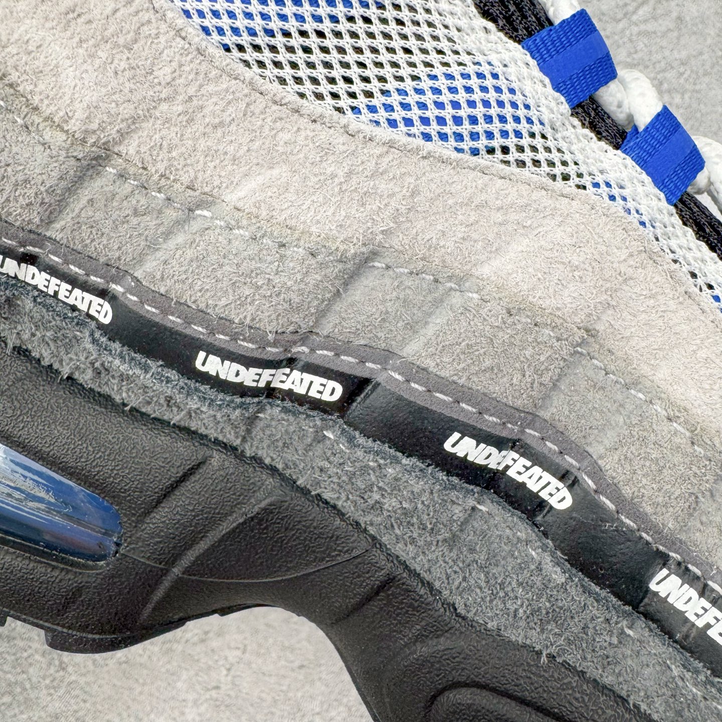 ＃SF外贸特供 UNDEFEATED x NK Air Max 95 SP 伯明翰限定 联名灰蓝 IB4