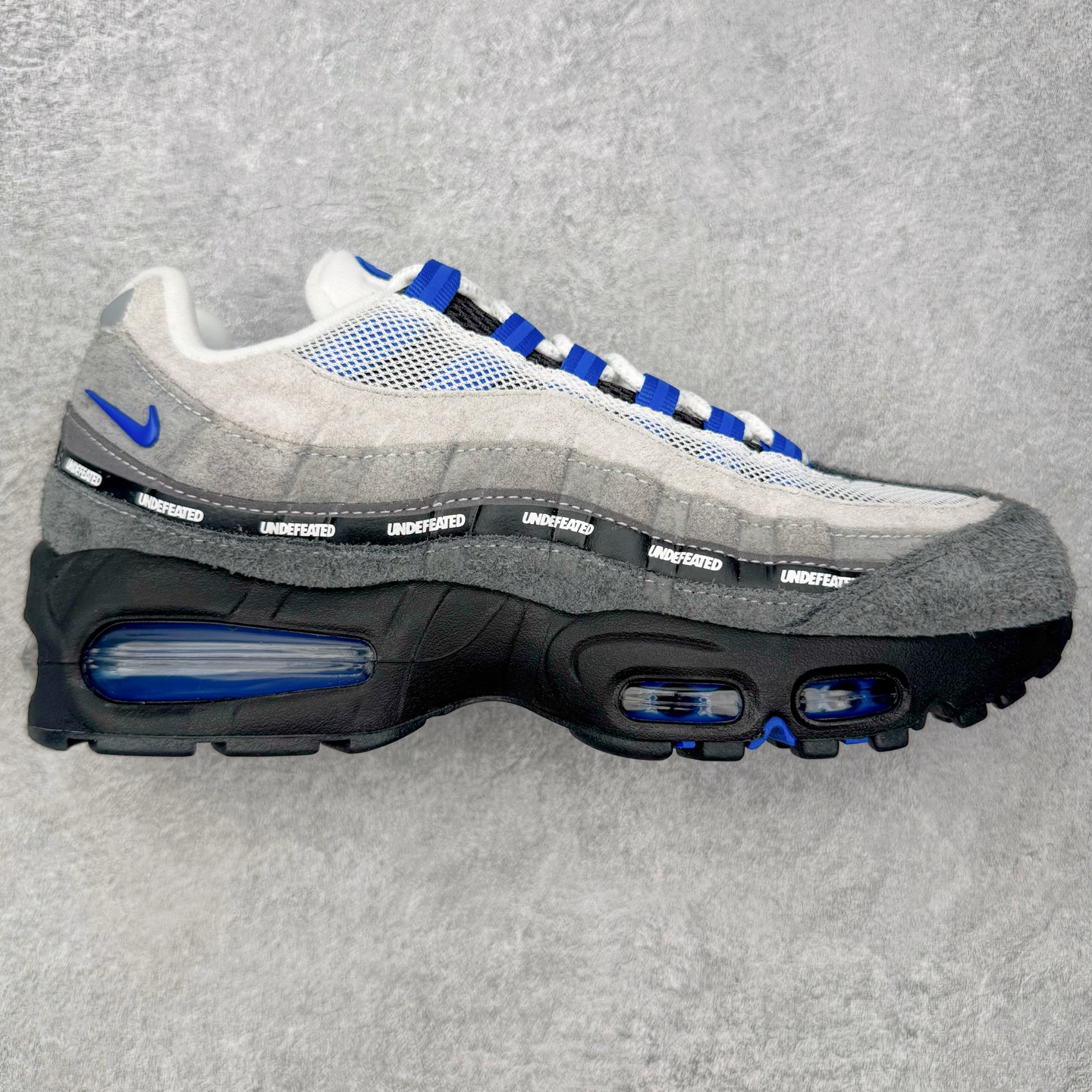＃SF外贸特供 UNDEFEATED x NK Air Max 95 SP 伯明翰限定 联名灰蓝 IB4