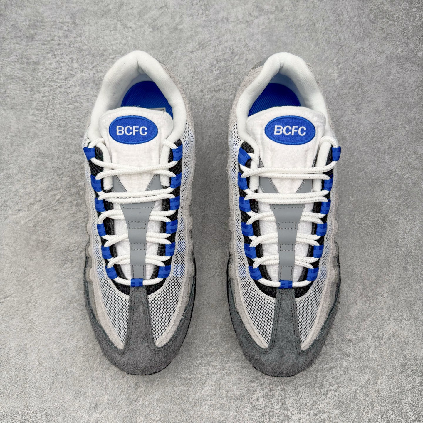 ＃SF外贸特供 UNDEFEATED x NK Air Max 95 SP 伯明翰限定 联名灰蓝 IB4