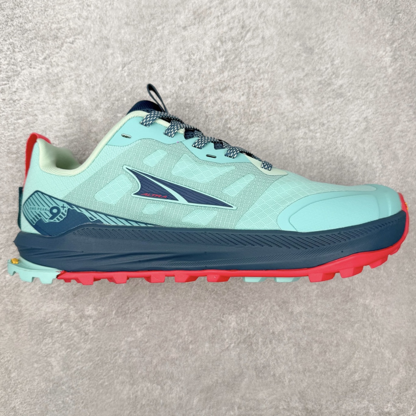 ＃ Altra Lone Peak 9+ Teal Bright Red 奥创孤峰9+专业越野跑鞋 Vi