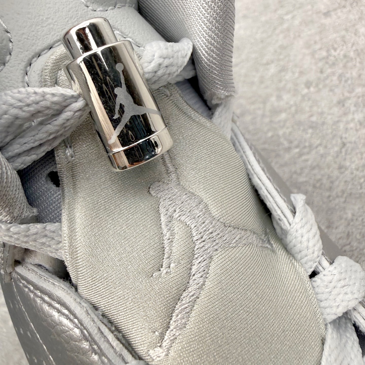 ＃ 纯原 PSG x Air Jordan AJ6 Retro 联名银色 IQ5135-001 原楦原纸