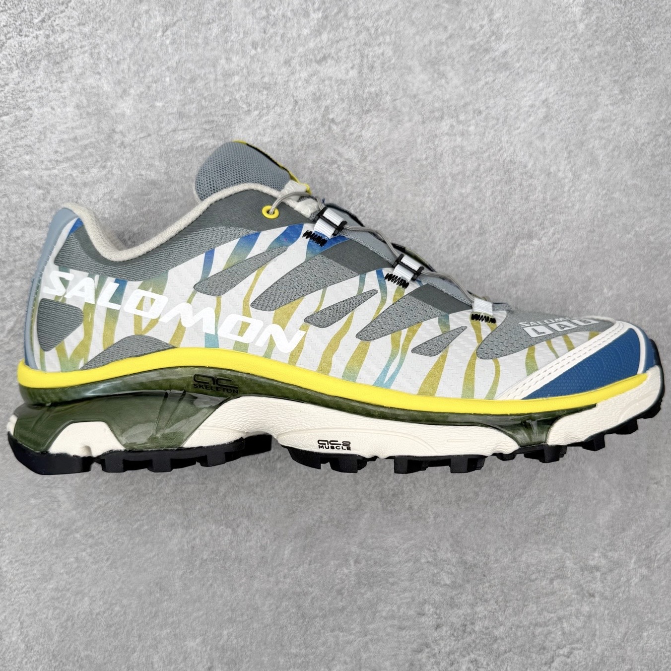 Salomon XT-4 OG Monument White Bright Yellow 萨洛蒙纪念碑灰