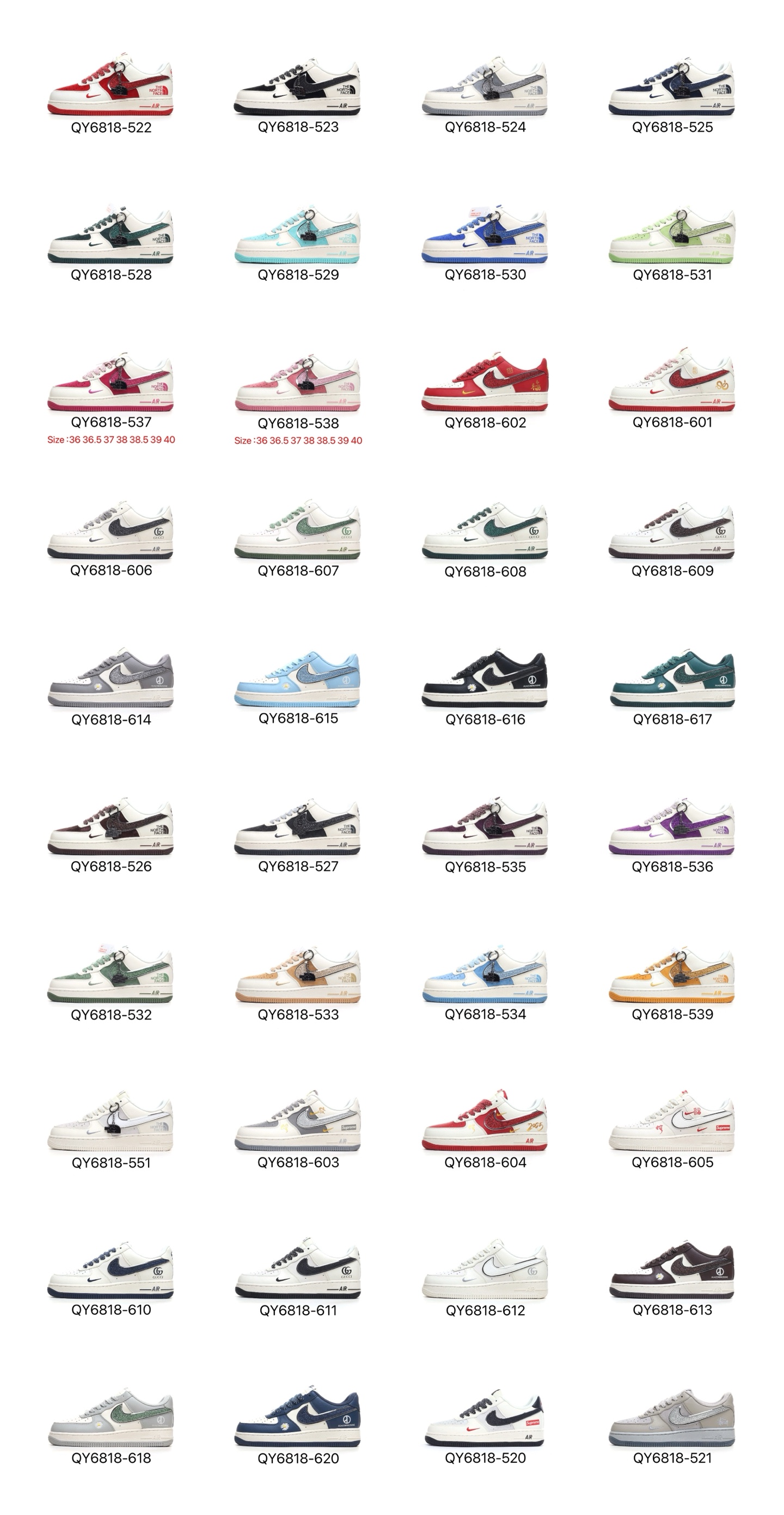 ＃特价福利‼️NK Air Force 1´07 Low 空军一号百搭休闲运动板鞋 DIY得物定制配色 
