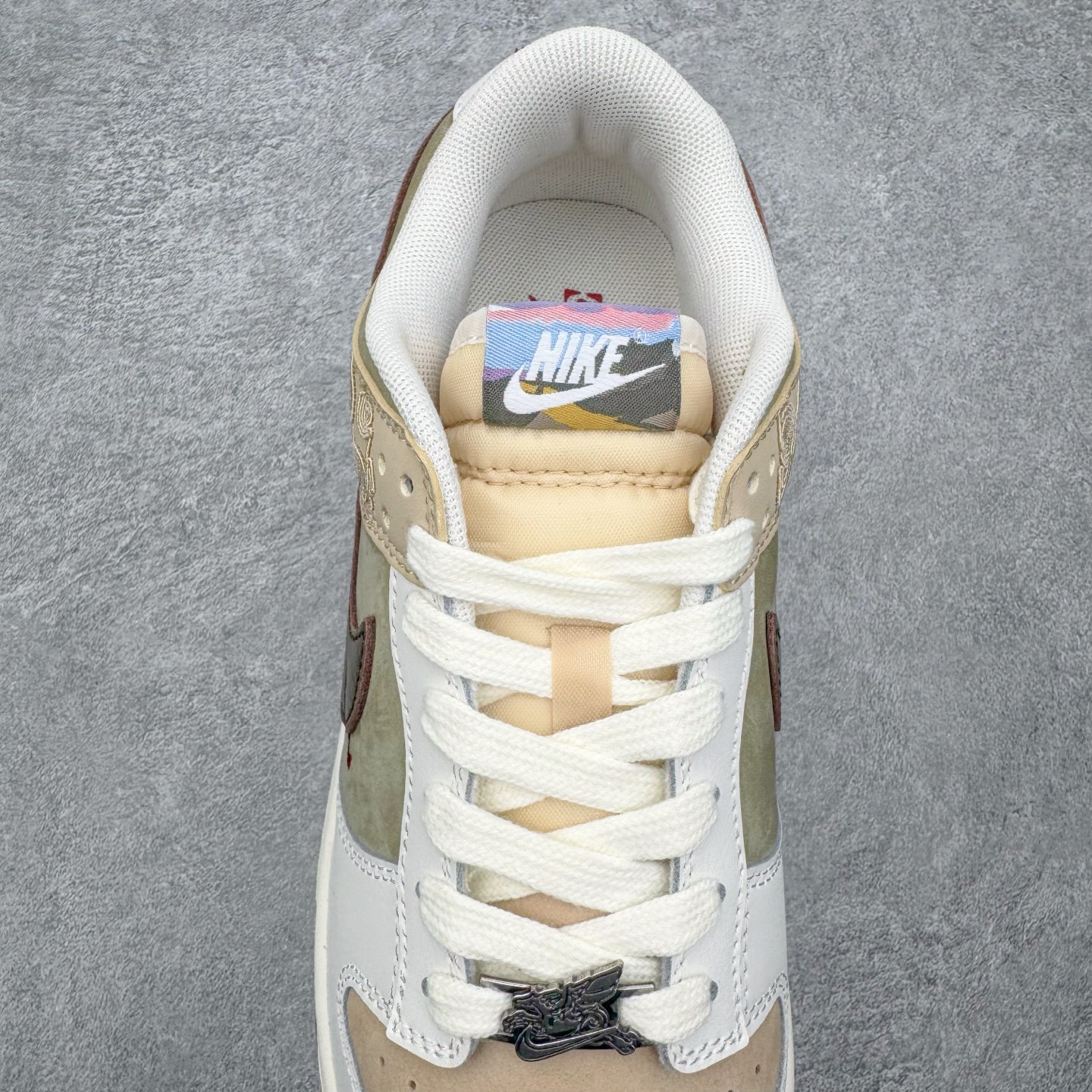 ＃ 纯原 NK Dunk Pegasus Pack 马年限定CNY新年款脱缰系列舒适贴合低帮板鞋 米褐色