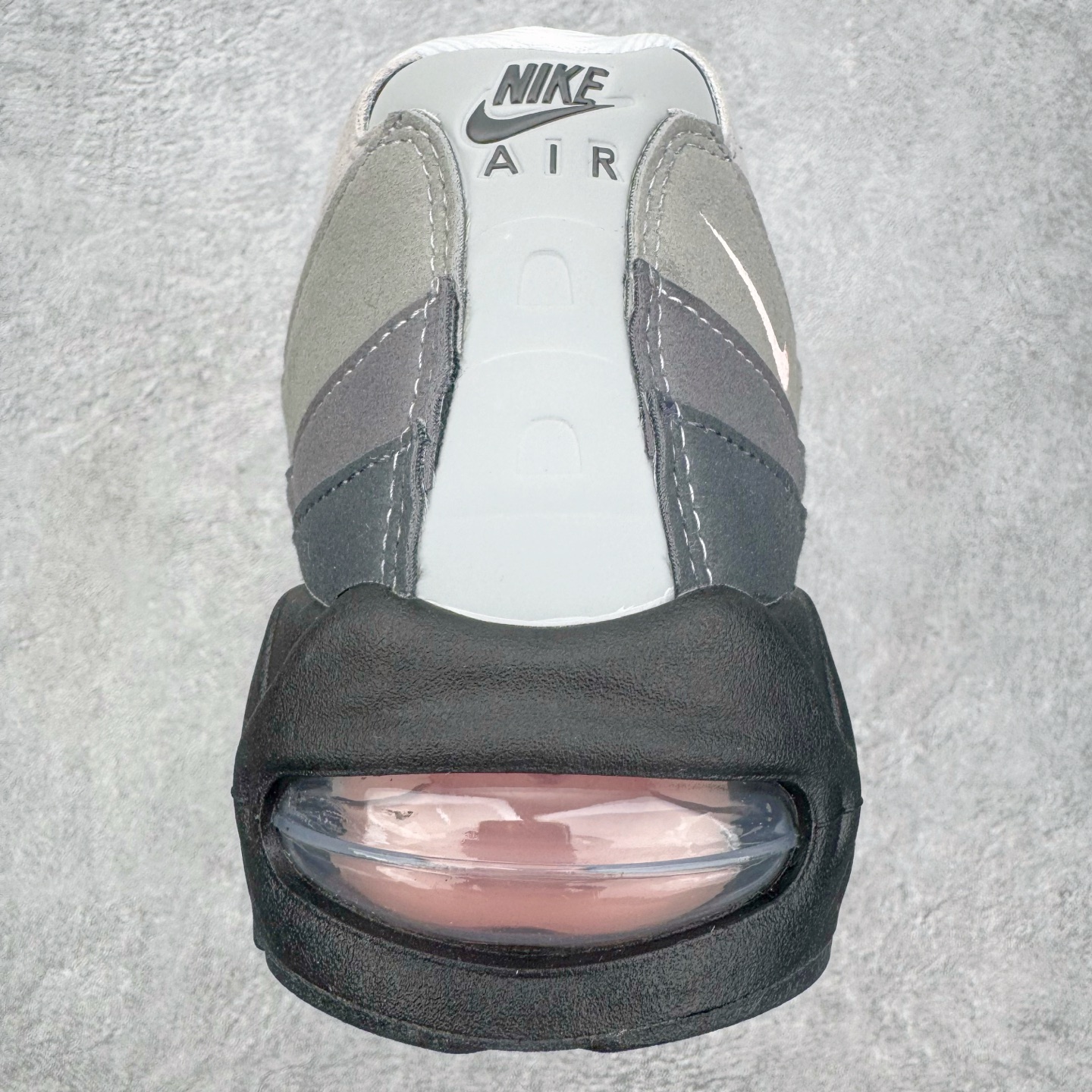 ＃KZ神版 NK Air Max 95 OG 舒适百搭耐磨低帮气垫休闲跑步鞋 灰粉 HJ5996-001