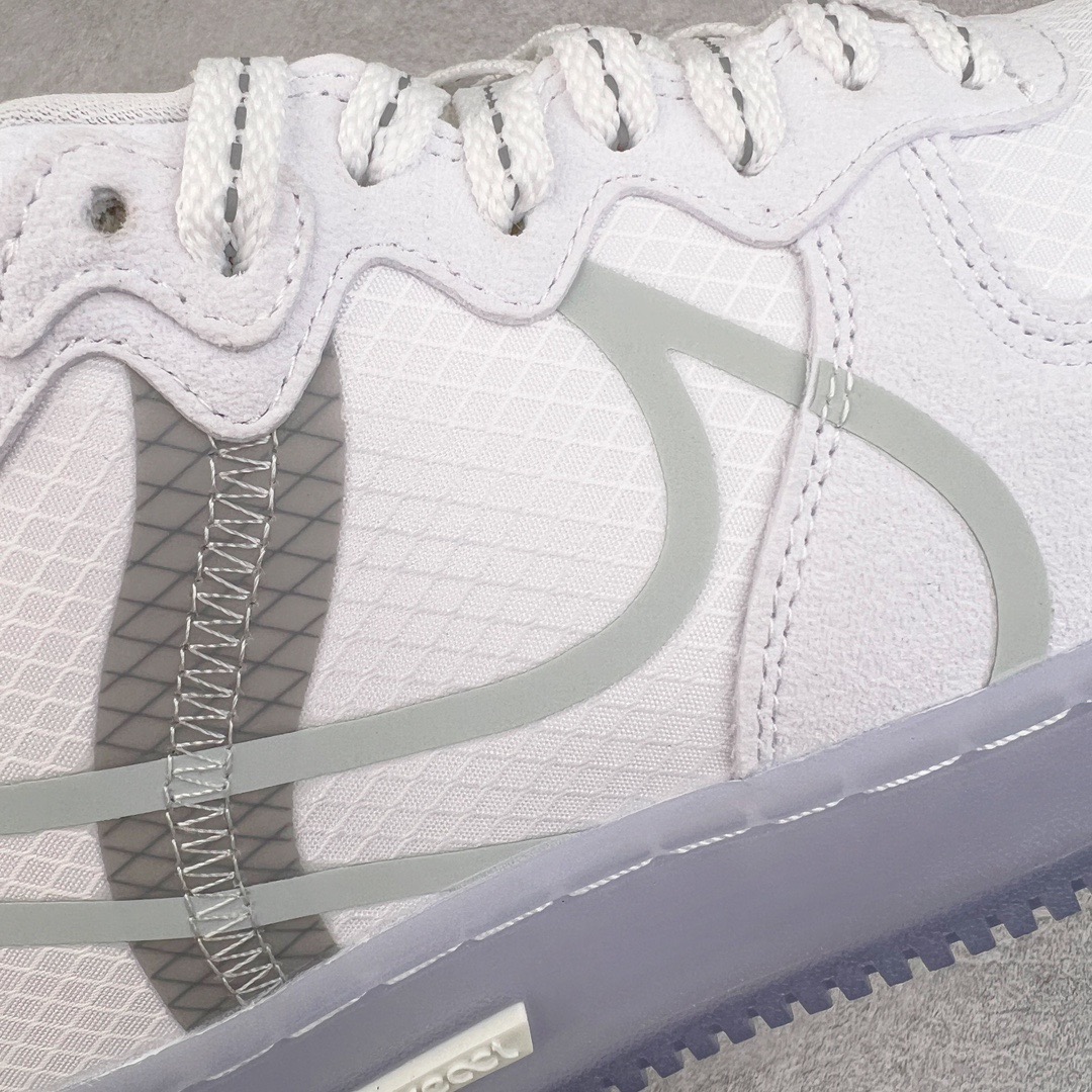 ＃ NK Air Force 1 React QS Light Bone 空军一号解构冰蓝冰块🧊 CQ8