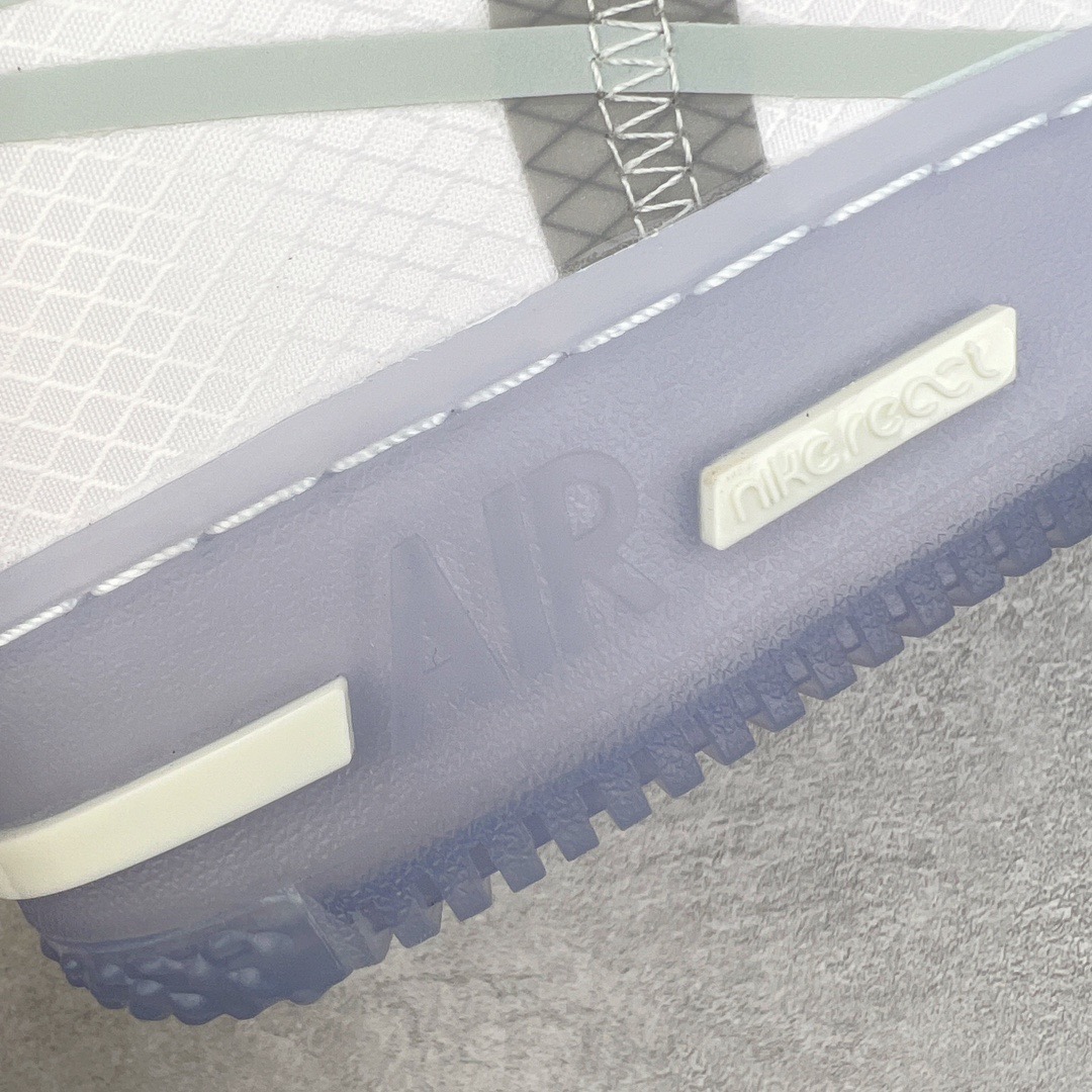 ＃ NK Air Force 1 React QS Light Bone 空军一号解构冰蓝冰块🧊 CQ8
