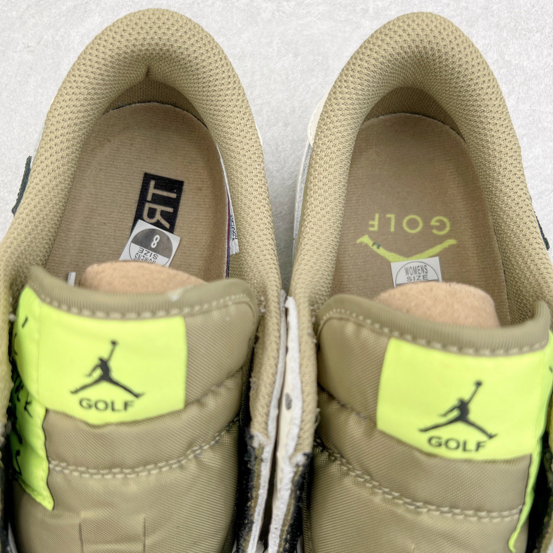＃ Travis Scott x Air Jordan AJ1 Low Golf 