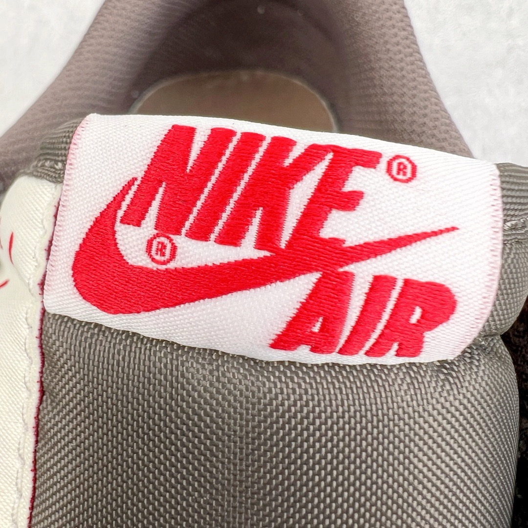＃ Travis Scott x Air Jordan AJ1 Low OG SP TS联名白棕倒钩低帮
