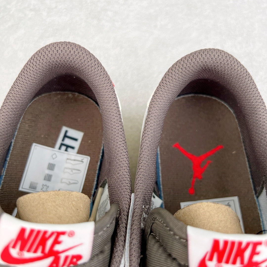 ＃ Travis Scott x Air Jordan AJ1 Low OG SP TS联名白棕倒钩低帮