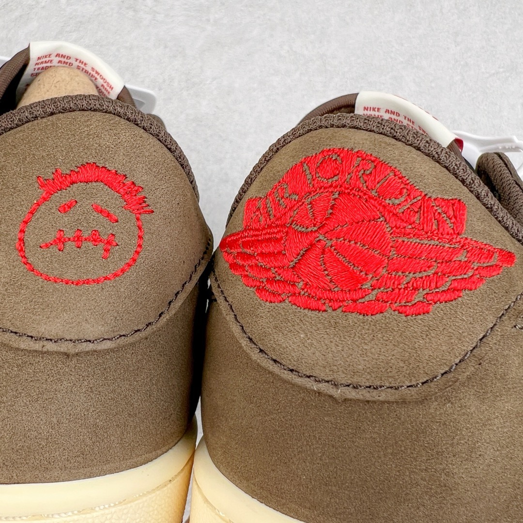 ＃ Travis Scott x Air Jordan AJ1 Low OG SP TS联名倒钩1.0低