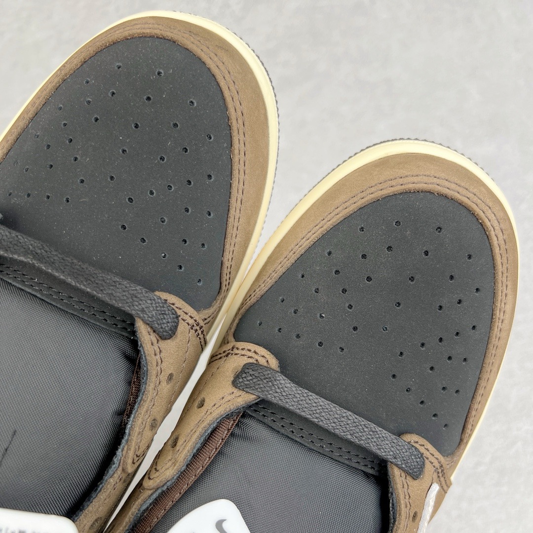 ＃ Travis Scott x Air Jordan AJ1 Low OG SP TS联名倒钩1.0低