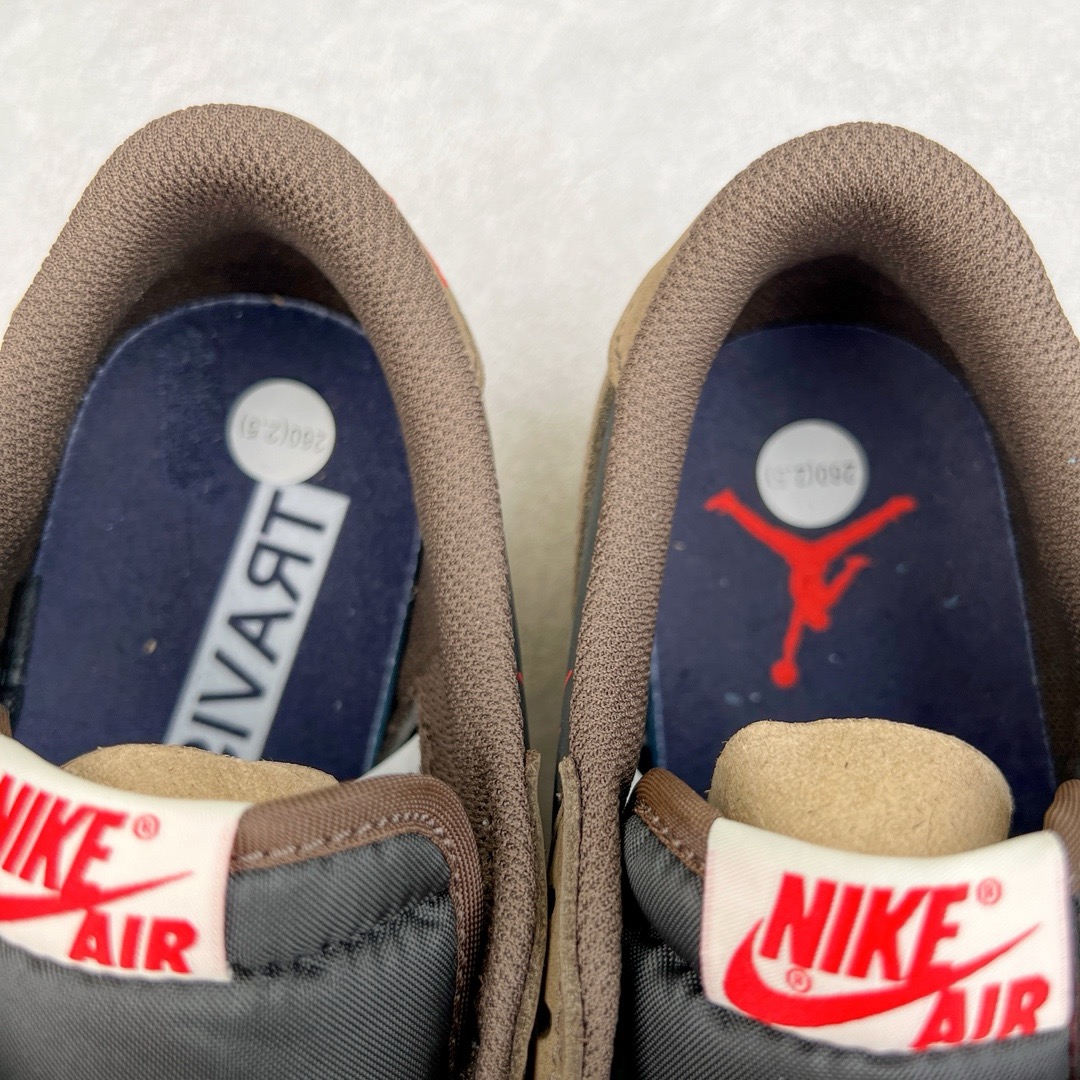 ＃ Travis Scott x Air Jordan AJ1 Low OG SP TS联名倒钩1.0低