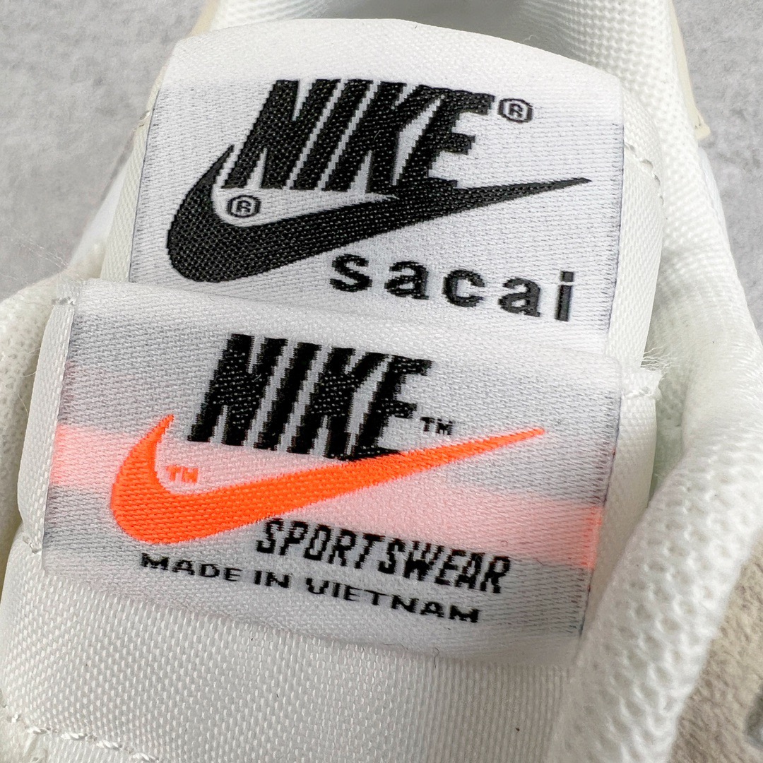 ＃ Sacai x NK VaporWaffle 联名款华夫3.0潮流休闲增高运动鞋 白灰配色DD187