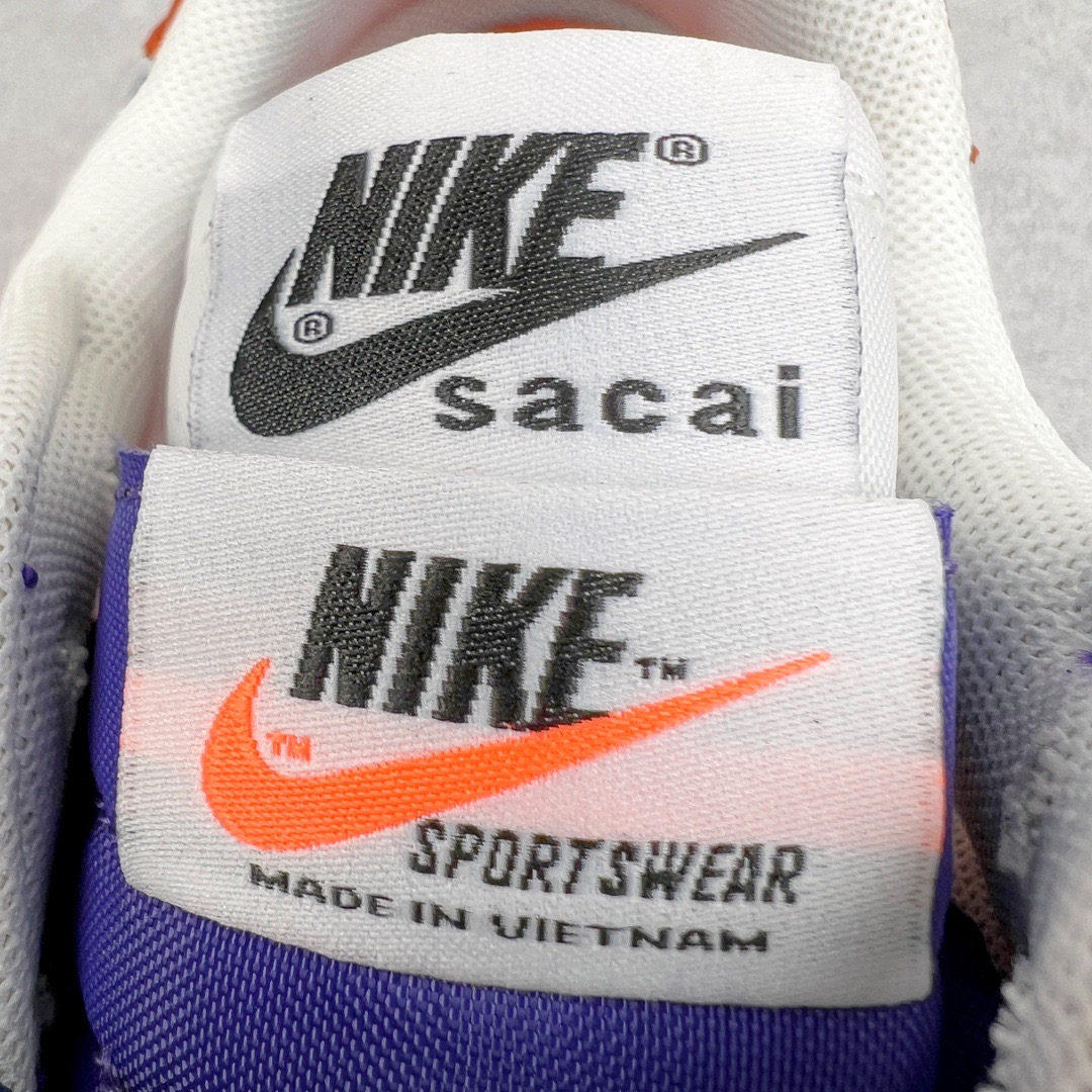 ＃ Sacai x NK VaporWaffle 联名款华夫3.0潮流休闲增高运动鞋 紫金配色 DD18