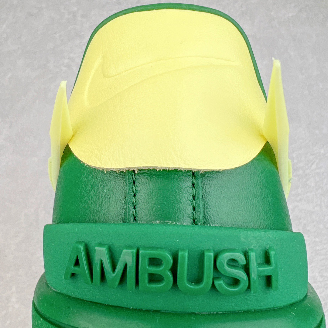图片[13]-＃LJ渠道版 AMBUSH x NK Air Force 1 Low 空军一号低帮运动板鞋 联名大钩绿色 DV3464-300 全套原原楦纸版 原厂Prime Asia贝利进口皮料加持 越南原大装底数据 私模大底最大开发至47.5 原厂钩子TPU磨具 市场唯一正确批次 左右脚Logo不同 注意区分 全鞋电脑针车 工整有序 视觉效果满分 原厂拉帮手法 密度针距针孔大小控制到位 原装反口里网布海绵 正确卡色网眼大小 原厂港宝加持完美还原灵魂版型 原盒原配从里到外百分百还原 尺码：36 36.5 37.5 38 38.5 39 40 40.5 41 42 42.5 43 44 44.5 45 46 47.5-选品中心
