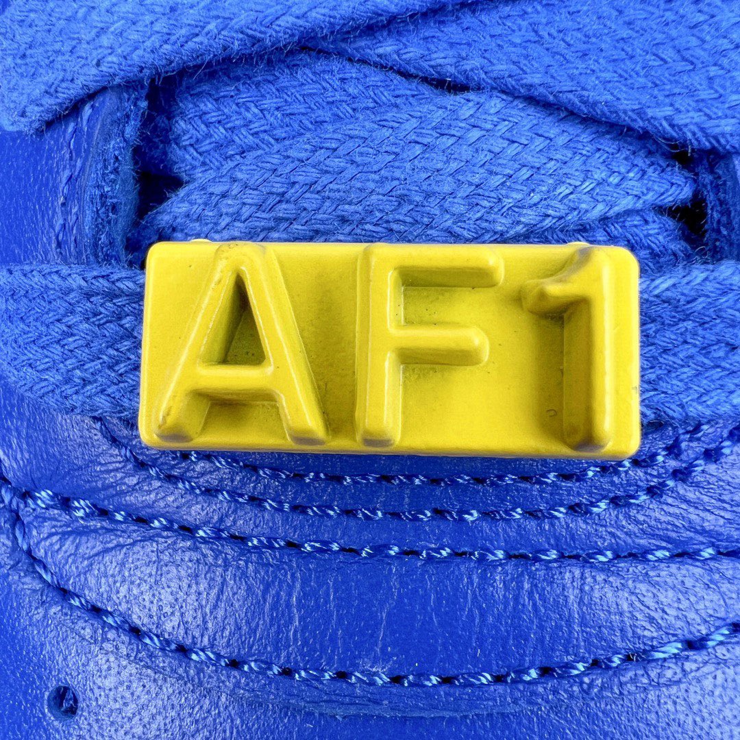 ＃ AMBUSH x NK Air Force 1 Low 空军一号低帮运动板鞋 联名大钩蓝色 DV34
