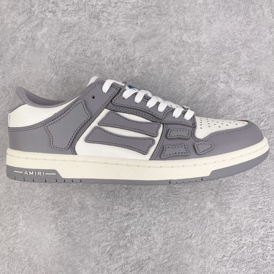 ＃ AMIRI Skel Top Low Sneakers 洛杉矶街头之王 高奢·埃米尔 骨骼低帮板鞋 