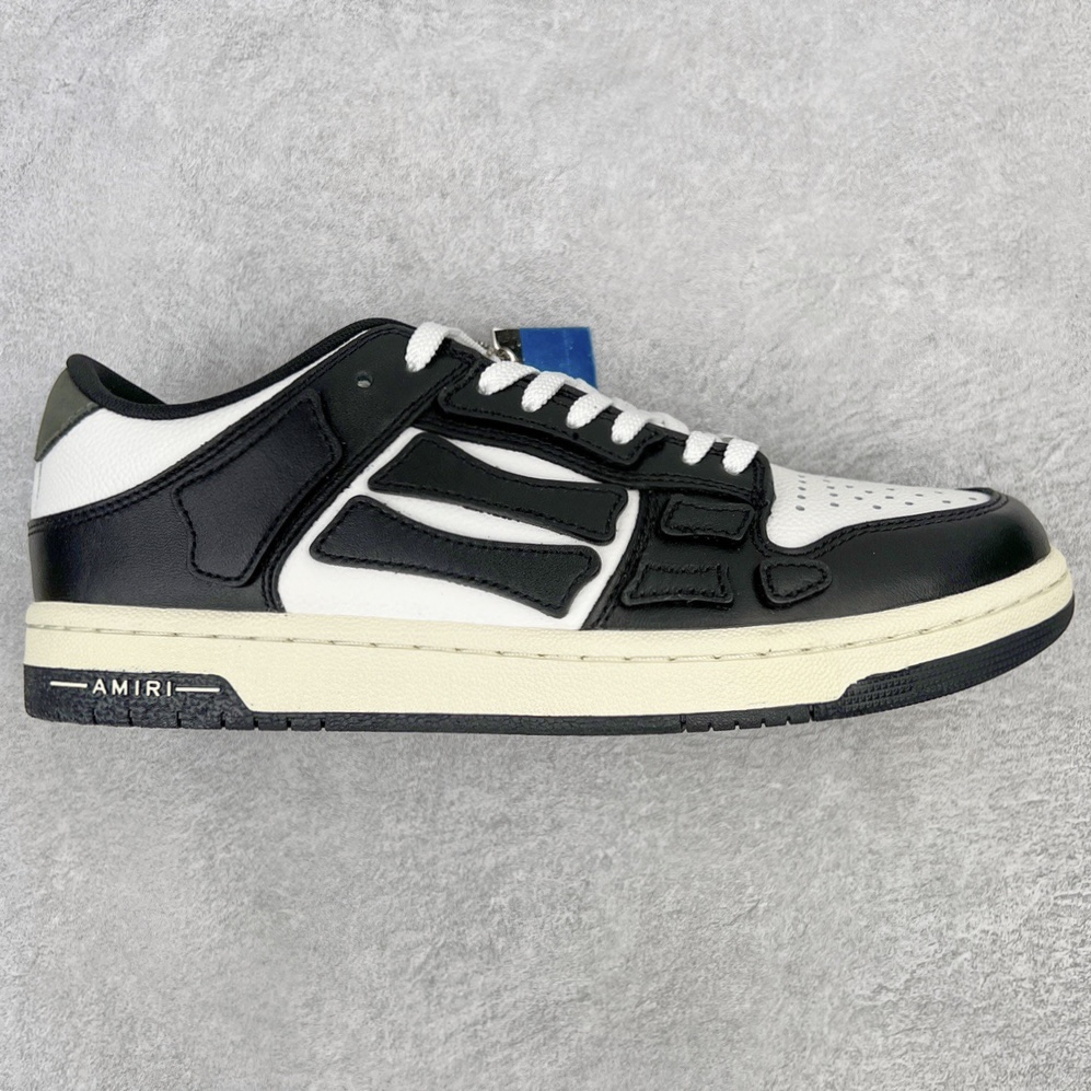 ＃ AMIRI Skel Top Low Sneakers 洛杉矶街头之王 高奢·埃米尔 骨骼低帮板鞋 