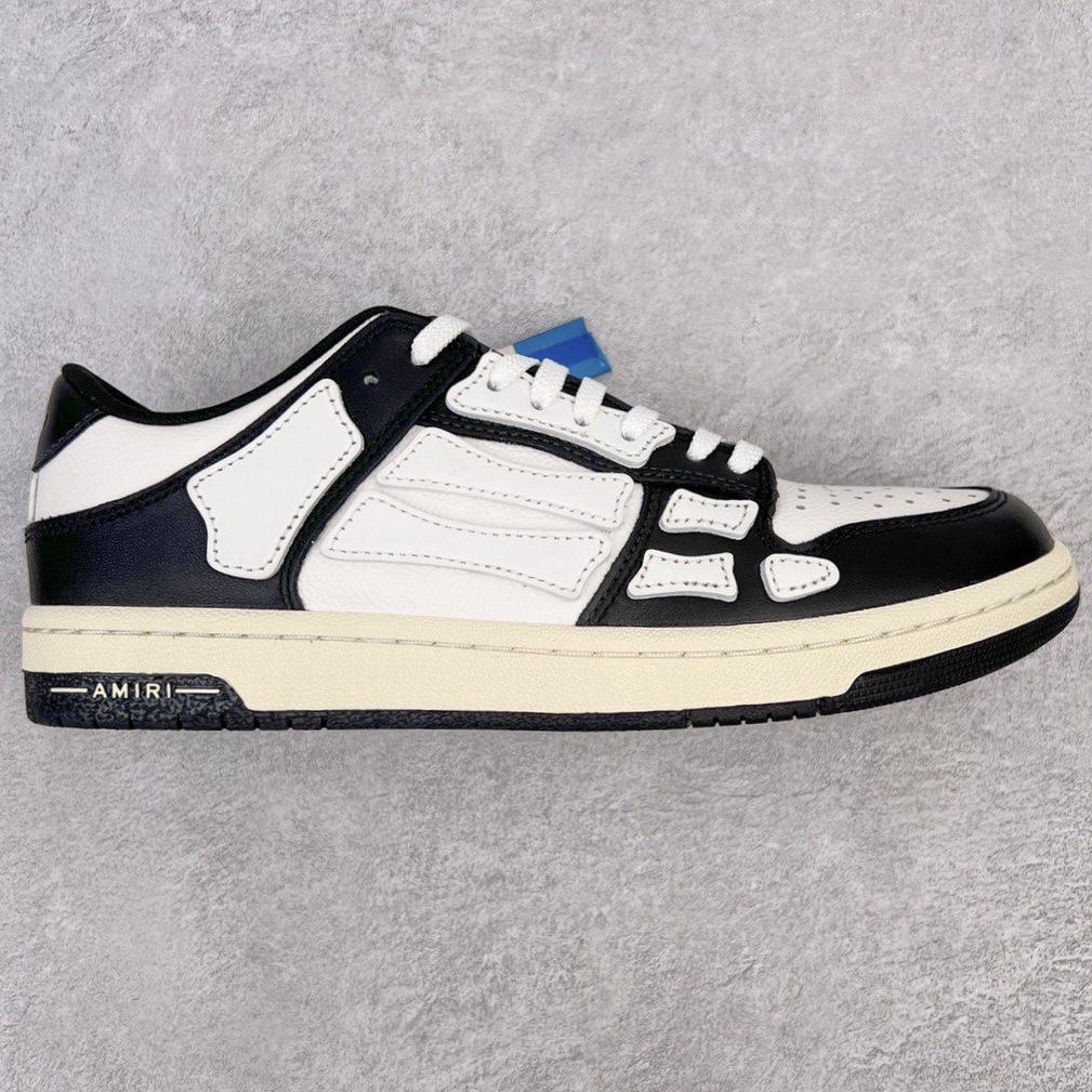 ＃ AMIRI Skel Top Low Sneakers 洛杉矶街头之王 高奢·埃米尔 骨骼低帮板鞋 