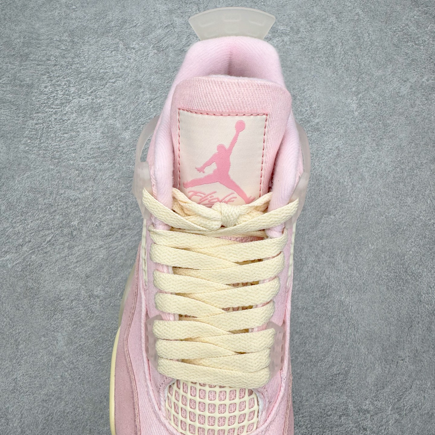 Air Jordan AJ4 Retro 粉色牛仔布 IB6716-600 原厂头层皮料 全新升级改良 