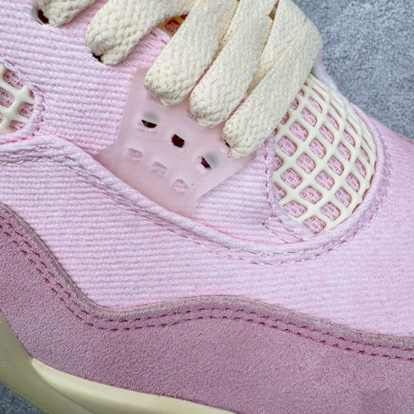 Air Jordan AJ4 Retro 粉色牛仔布 IB6716-600 原厂头层皮料 全新升级改良 