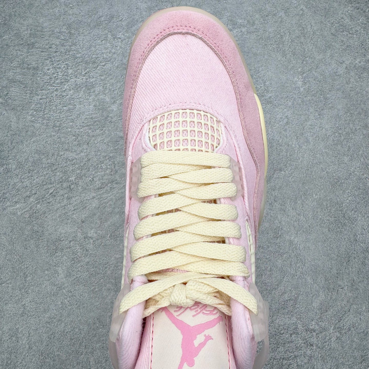 Air Jordan AJ4 Retro 粉色牛仔布 IB6716-600 原厂头层皮料 全新升级改良 
