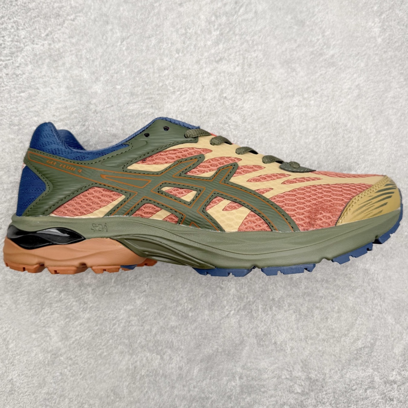 ＃XN Asics Gel-Flux 4代 亚瑟士GF4超轻量复古缓震运动慢跑鞋 采用网织布双密度鞋面材