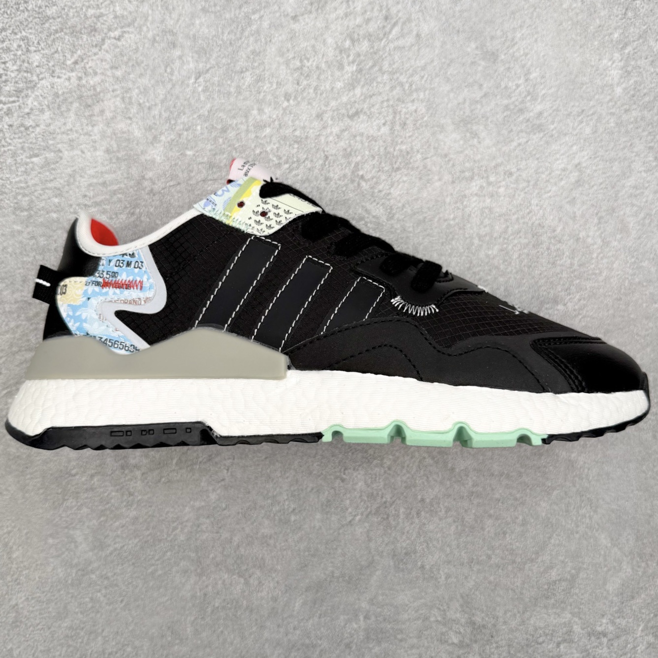 AD originals Nite Jogger Pride 夜行者减震耐磨低帮反光复古休闲百搭运动跑鞋