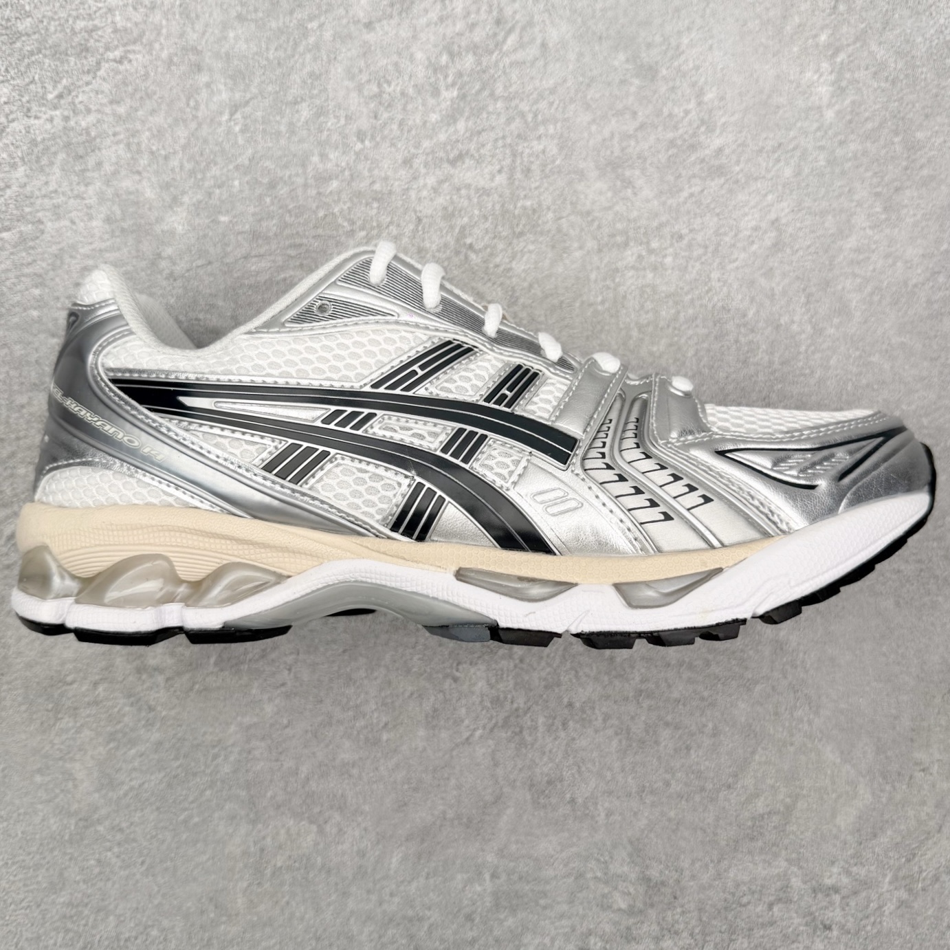 ＃ZC总裁 Asics Gel-Kayano K14 亚瑟士系列复古舒适织物合成革减震防滑耐磨低帮休闲跑