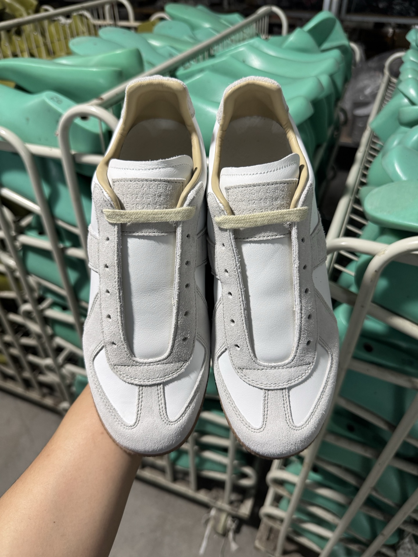 ＃LJ渠道版 Maison Margiela Calfskin Replica 马吉拉复古低帮时尚德训鞋
