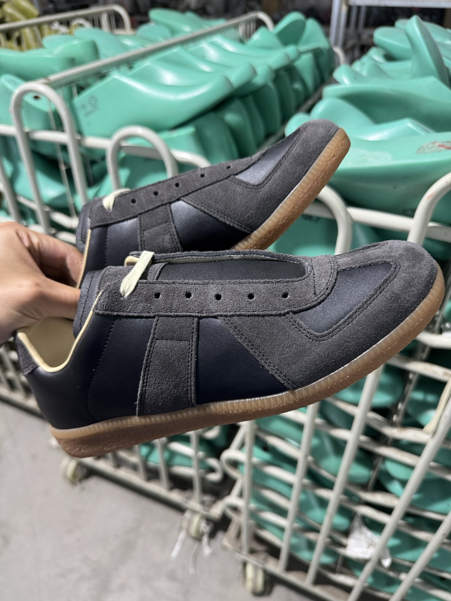 ＃LJ渠道版 Maison Margiela Calfskin Replica 马吉拉复古低帮时尚德训鞋