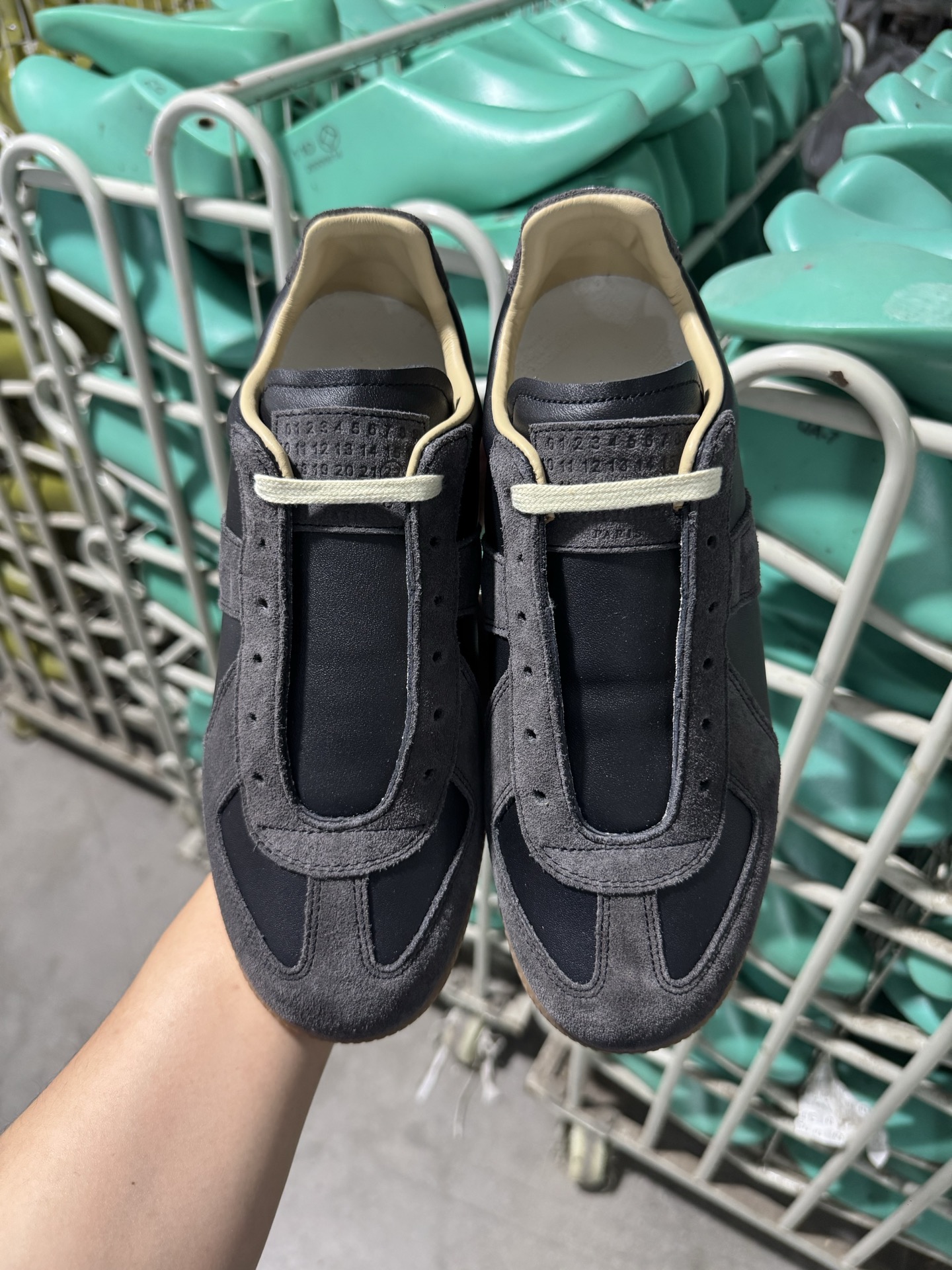 ＃LJ渠道版 Maison Margiela Calfskin Replica 马吉拉复古低帮时尚德训鞋