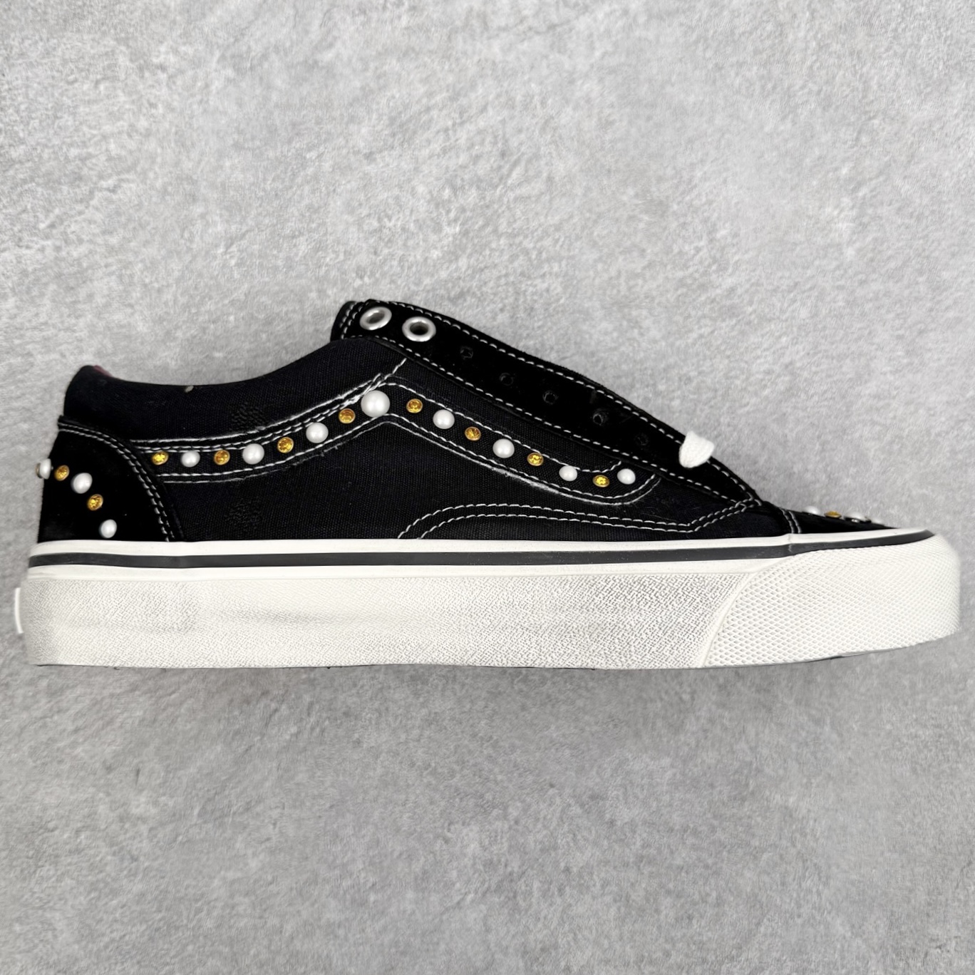 Vans Old Skool 36 Premium Pearlized OTW高端支线 珍珠水钻 做旧复