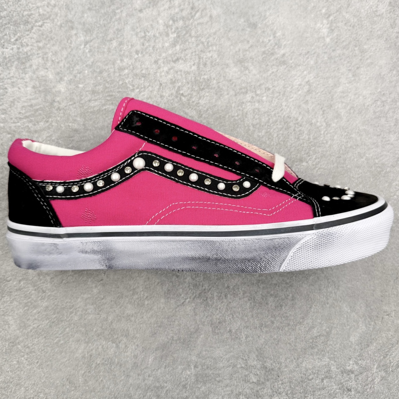 Vans Old Skool 36 Premium Pearlized OTW高端支线 珍珠水钻 做旧复