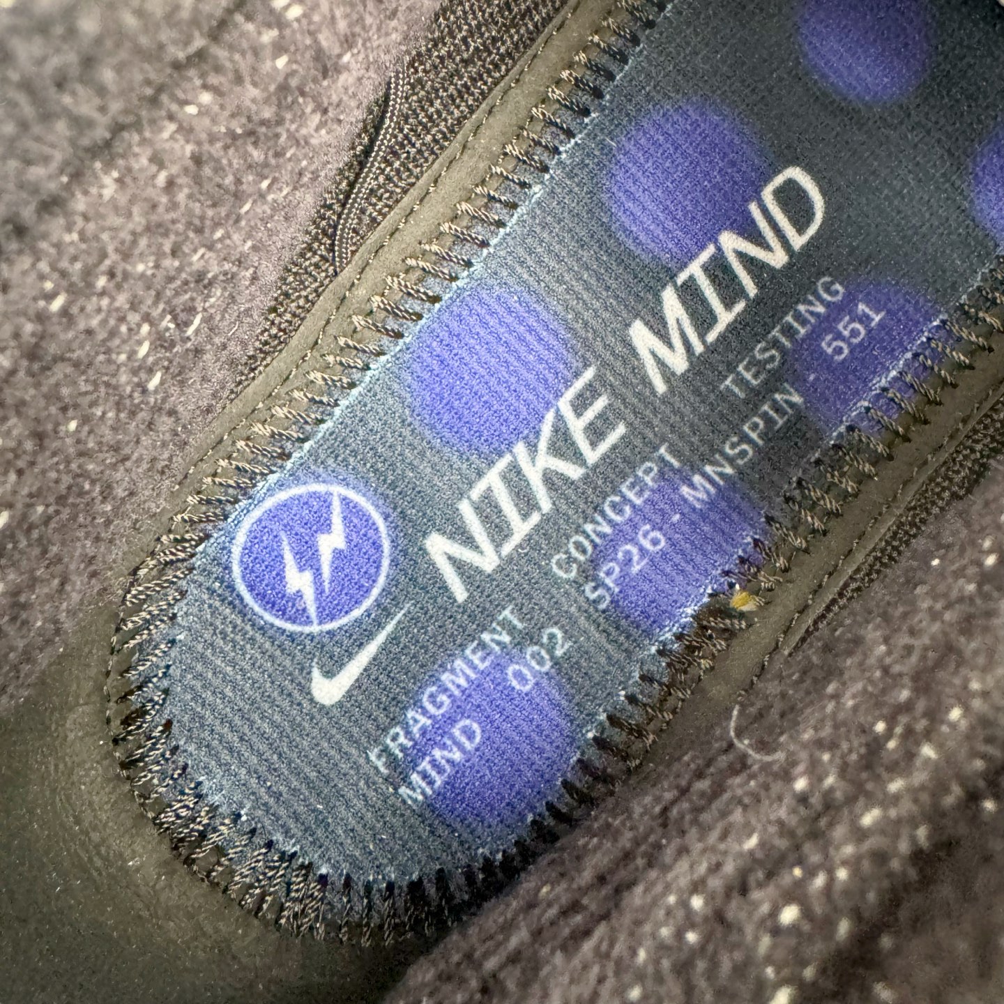 ＃LJ渠道版 Fragment Design x NK Mind 002 藤原浩联名 足底按摩舒适运动休